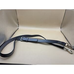 Dark Gray Leather Adjustable Replacement Strap